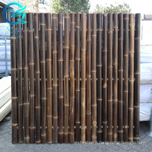 clôture d&#39;écran en bambou 2m x 4m dans des planteurs dubai